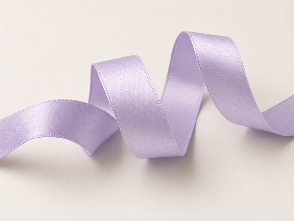 Lustrous satin ribbons in ivory, champagne, and muted blush tones.