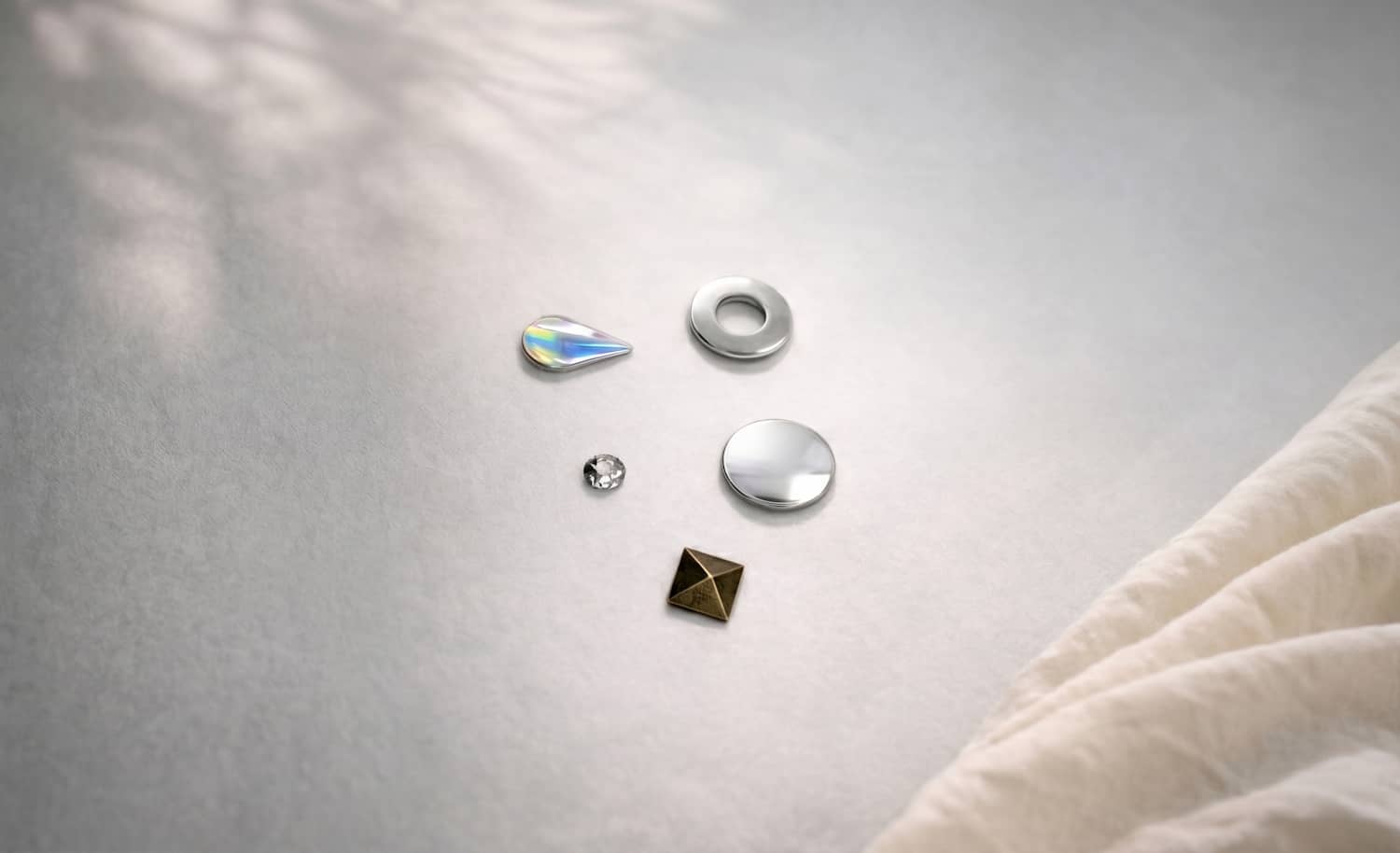 Stones in different materials.